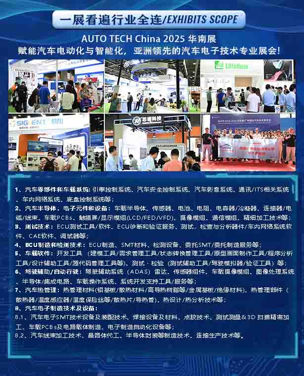 汽车电子-展品范围2